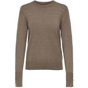 JACQUELINE de YONG Vrouwelijke gebreide trui JDYMALOU gebreide trui, walnoot, XL