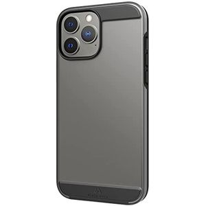 Black Rock - Hoes Air Robuuste Case Geschikt voor Apple iPhone 13 Pro Max I Telefoonhoes, Transparant, Transparant, Dun (zwart)