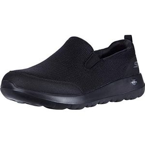 Skechers Energy, klassieke herenschoenen, Zwart textiel, zwarte bekleding, 45.5 EU