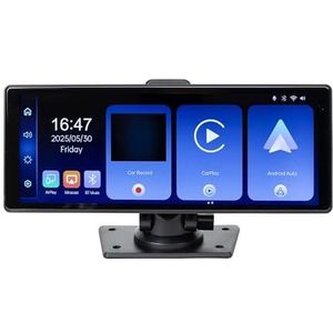 PNI L1026 10,26 inch automonitor, draadloos Carplay, navigatie, muziek, handsfree, bluetooth, FM-zender