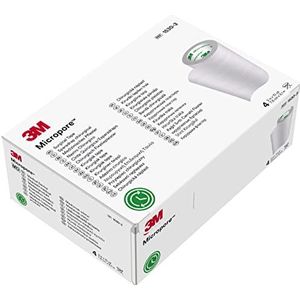 3M Micropore MM1530-3 3M MICROPORE SURGISCHE TAPE 7.5CM X 10M (Pack van 4)