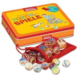 Die schönsten Murmelspiele (Kinderspiel) mit Buch: Spiele-Klassiker - bunte Glasmurmeln - Spielanleitungen