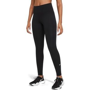 Nike W One MR TGHT 2.0 Leggings, zwart/wit, 2XL dames