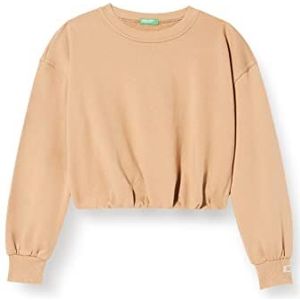 United Colors of Benetton hoodie voor meisjes, cammello 08h, 160 cm