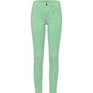 BRAX Dames Style Ana Sensation Push Up Blue Planet met Zipper Jeans, Spring Green, 42K, spring green, 32W x 30L