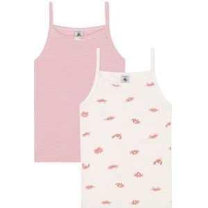 Petit Bateau Hemden met bandjes (2 stuks) voor meisjes, Variant 1:, 24 Maanden