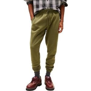 Tommy Jeans Heren TJM Slim S Flag Joggingbroek EXT DM0DM20473 Joggingbroek, Groen (Donkergroen), XS, Groen (donkergroen), XS