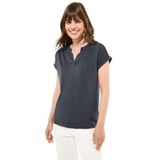 Cecil - Cupro Touch Jersey Shirt - Grijs