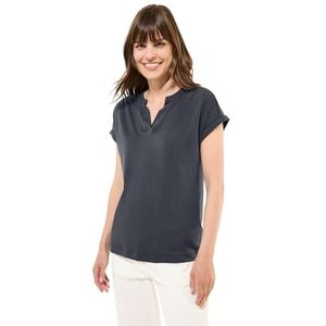 Cecil - T-shirt - Volcanic Grey - Korte Mouwen - Regular Fit