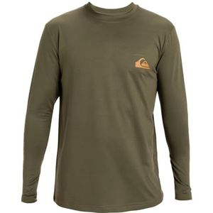 Quiksilver Everyday Surf Tee LS Zwembroek voor heren, Grape Leaf, XS