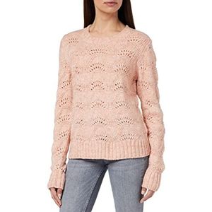 PIECES Dames PCBIBBI LS O-hals Knit NOOS BC pullover, Rose Cloud, XL