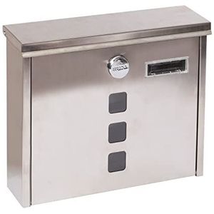 ARREGUI - Chance E7107 - Brievenbus - Roestvrij Staal - Formaat M (DIN A4 Post)