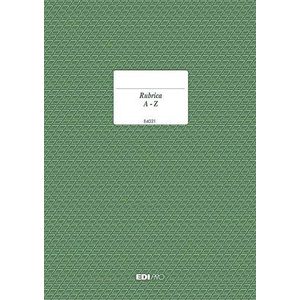 Edipro E4021 adresboek met spiraal en gelamineerde indexen, 30 vellen voor 22 x 14,8