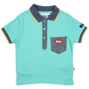 Lee Cooper Polo voor jongens, Turkoois, 10 Jaar