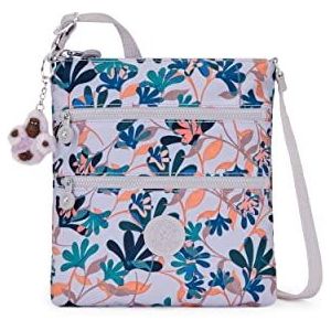 Kipling Keiko Crossbody Mini Bag, Lichtgewicht Verstelbare Purse, Duurzame Schoudersling, Dramatische bloemen, 8.25''L x 9''H x 0.75''D