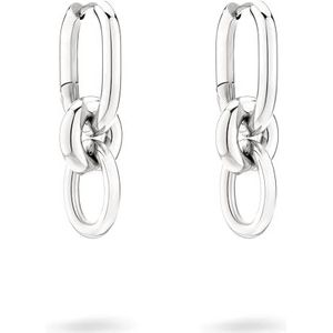 Liebeskind Berlin Creole LJ-1508-E-28 zilver, 2,8 cm, Roestvrij staal, Geen edelsteen