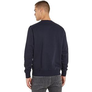 Tommy Hilfiger Sweatshirt voor heren zonder capuchon, Blauw (Woestijnhemel), XS
