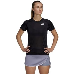 Adidas Club-T-shirt voor dames (met korte mouwen), zwart, HS1450, XS