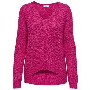 JDY - JDYNEW MEGAN - Trui - Fuchsia - Gebreid