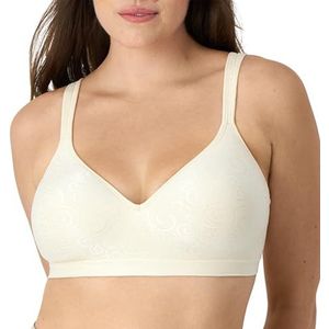 Bali Comfort Revolution beugelvrije beha voor dames, Lichtbeige Swirl, 80E
