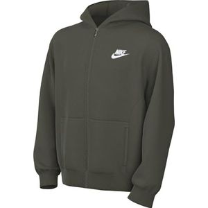 Nike Unisex K NSW Club FLC Hd Fz Ls Lbr Sweatshirt