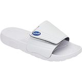 Scholl Nautilus Slide sandalen voor dames, Wit, 38 EU