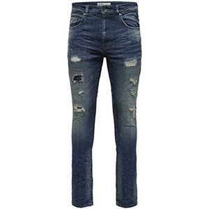 ONLY & SONS mannen Straight Leg Jeansbroek Onsweft 1755 Pa Noos