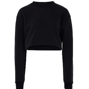 takelage Sweatshirt voor dames, zwart, XL