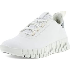 ECCO Gruuv W White Light Grey Sneakers voor dames, Wit Light Grey, 40 EU Smal