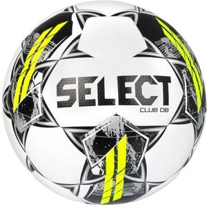 Select Club DB V22 Voetbalbal, Wit/Zwart, Maat 5