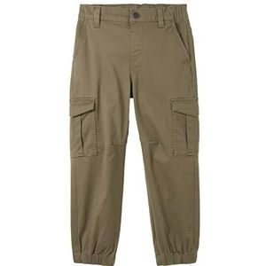 TOM TAILOR Regular Cargo Broek voor jongens, 10415 - Dusty Olive Green, 128 cm