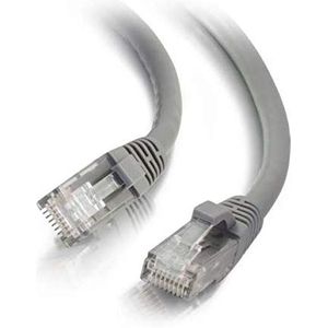 C2G 1.5M Cat6A Ethernet RJ45 hoge snelheid netwerk kabel, LAN Lead Snagless UTP LSZH-GRY