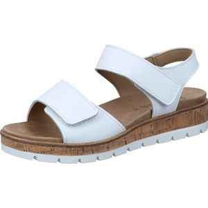 Comfortabel 710208-03 damessandalen, 35 EU, breed, wit, 35 EU Breed