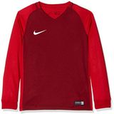 Nike - Dry Team Trophy III - T-shirt - Donkerrood - Lange Mouwen
