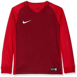 Nike - Dry Team Trophy III - T-shirt - Donkerrood - Lange Mouwen