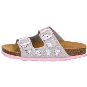 Lico Bioline Unicorn Sandalen voor meisjes, grijs/roze., 35 EU