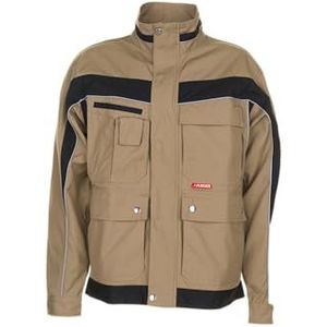 Planam taillejas Plaline, maat 56, 1 stuks, zand/zwart, 2504056