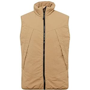 TOM TAILOR Denim Uomini Vest 1031783, 12912 - Splashed Clay Beige, S