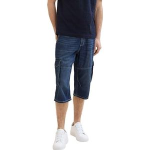 TOM TAILOR Heren bermuda jeans shorts, 10119 - Used Mid Stone Blue Denim, 28