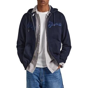 Pepe Jeans Ryan sweatshirt met capuchon voor heren, Blauw (Dulwich), XS