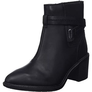 Clarks Dames Scene Star Fashion Boot, Black Leather, 40 EU