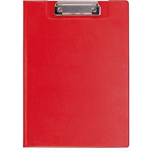 eBuyGB A4 Duurzaam PVC Klembord met Opvouwbare Cover - Rood