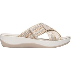 Clarks - Arla Wave - Sandalen - Beige - Stof - Casual