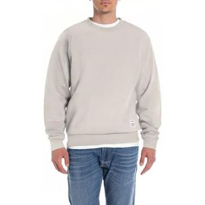 Replay Sweatshirt voor heren, regular fit, 993 zand, XXL