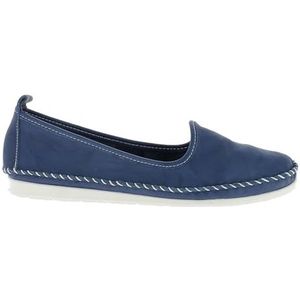 Andrea Conti dames slipper, blauw, wit, 35 EU
