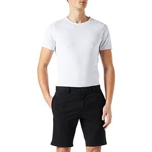 HUGO David222SD Slim-Fit Chino-shorts voor heren, van elastisch katoen, Black001., 33W