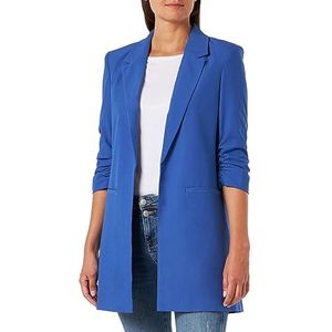 VERO MODA Dames VMTESSRICA 3/4 Long Boo Blazer, Beaucoup Blue, 38, Beaucoup Blue, 38