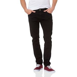 Cross Jeans Toby Skinny Jeans voor heren, zwart (Black Crincle 006), 29W x 34L