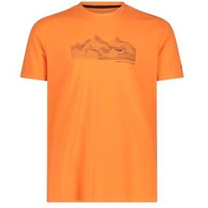 CMP T-shirt heren, Flame-antraciet, 50 NL