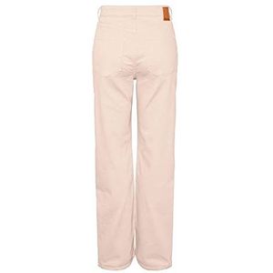 Pieces Pcholly Hw Wide Jeans Color Noos Bc Broek voor dames, Grijs (Whitecap Grijs), 31W / 30L